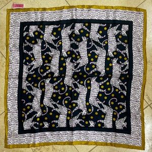 Kate Spade Panther Square Silk Scarf